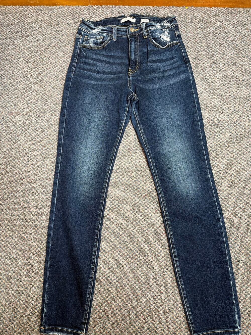 Kancan Kurvy Ultra High Rise Skinny Dark Wash 28